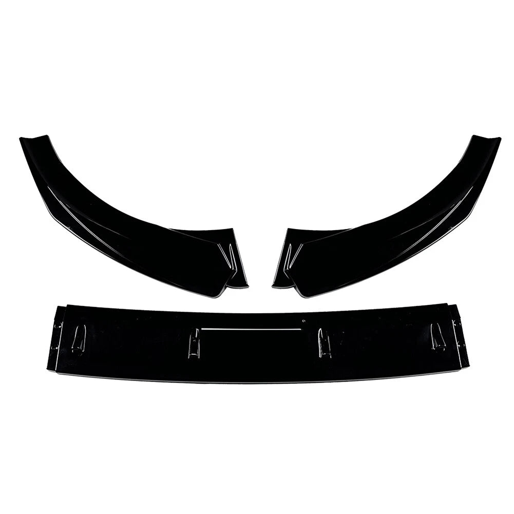 Front Bumper Lip for Audi A3/S3 8V Pre-Facelift (2013–2016) – Gloss Black
